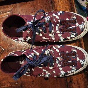 Disney Red and Blue Sneakers with Unique Design